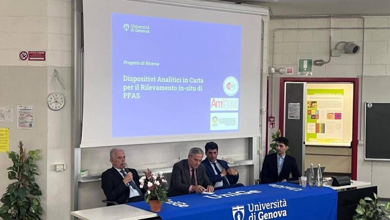 Ambiente, Università Genova-AmSpec Italia-Conou presentano progetto per rilevamento rapido Pfas