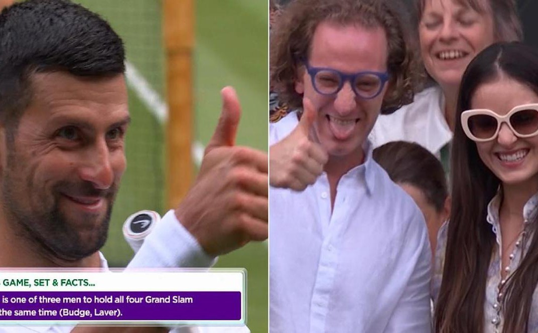 Wimbledon, proposta di matrimonio sul Centrale e Djokovic si invita