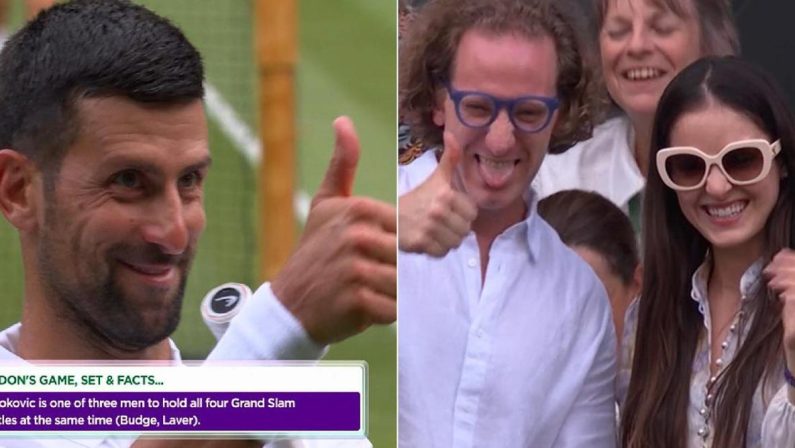 Wimbledon, proposta di matrimonio sul Centrale e Djokovic si invita