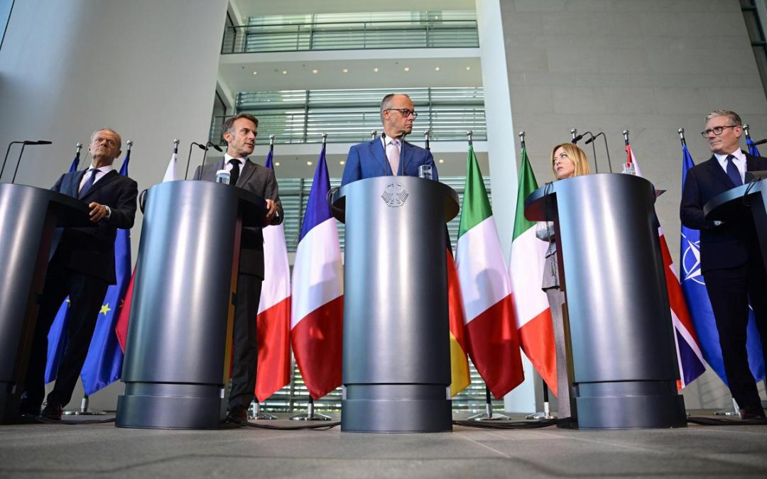 Nato, unità e più Europa nei cinque punti del summit E5 con Meloni