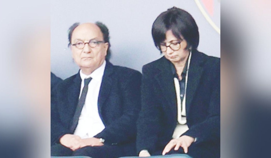 Il presidente onorario Eugenio Guarascio e la sorella Ortenzia