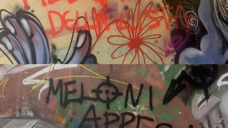 A Firenze scritte choc con minacce a Meloni: “Sei la prima della lista”. Digos avvia accertamenti