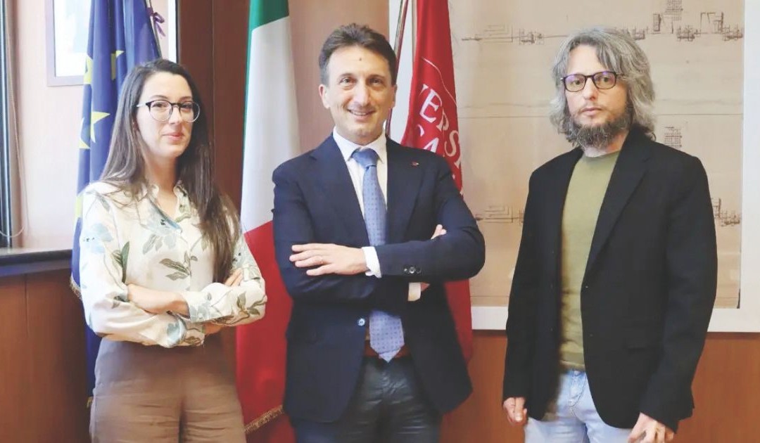 Da sinistra Alexa Guglielmelli, Gianluigi Greco e Alessandro Veltri