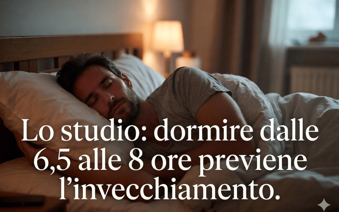 Chi dorme troppo (o troppo poco) ‘invecchia prima’, lo studio