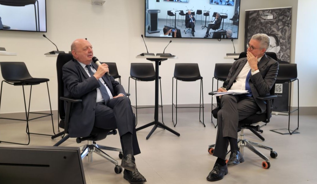 Pichetto Fratin intervistato dal direttore Barbano