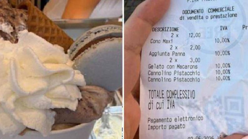 “Due gelati 44 euro”, la denuncia di una turista americana a Roma