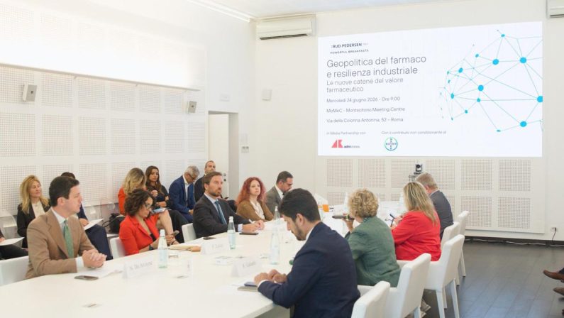 Geopolitica del farmaco, a Roma focus su approvvigionamenti e autonomia