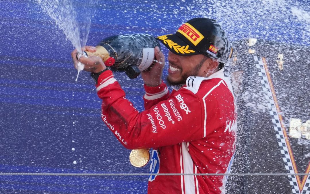 Hamilton, vittoria e… commozione. Il messaggio in italiano: “Grazie a tutti”