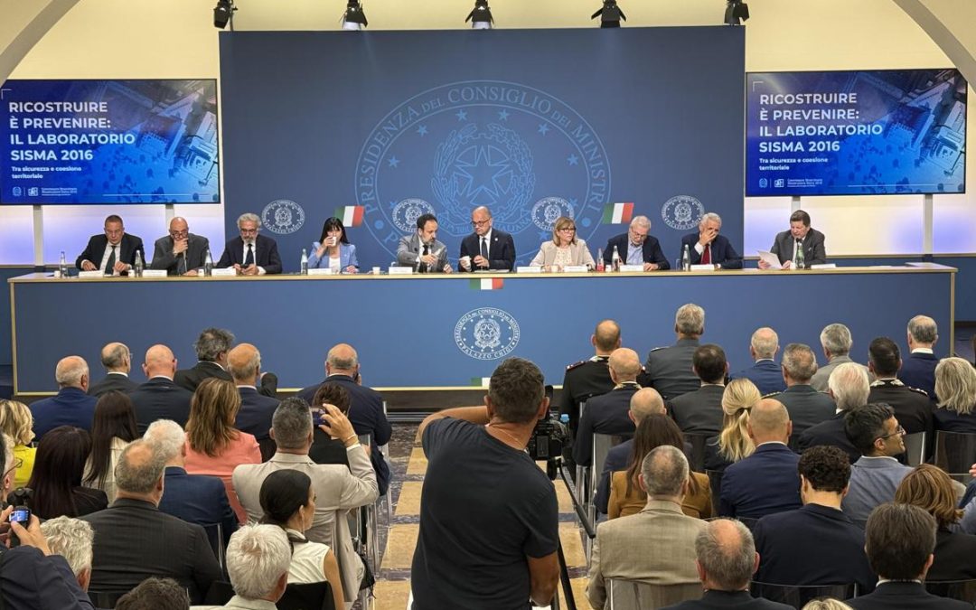 Rapporto Sisma 2016, accelera la ricostruzione e riparte l’economia