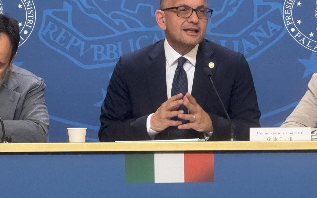 Terremoto, Castelli: “Con ricostruzione cresce il Pil”