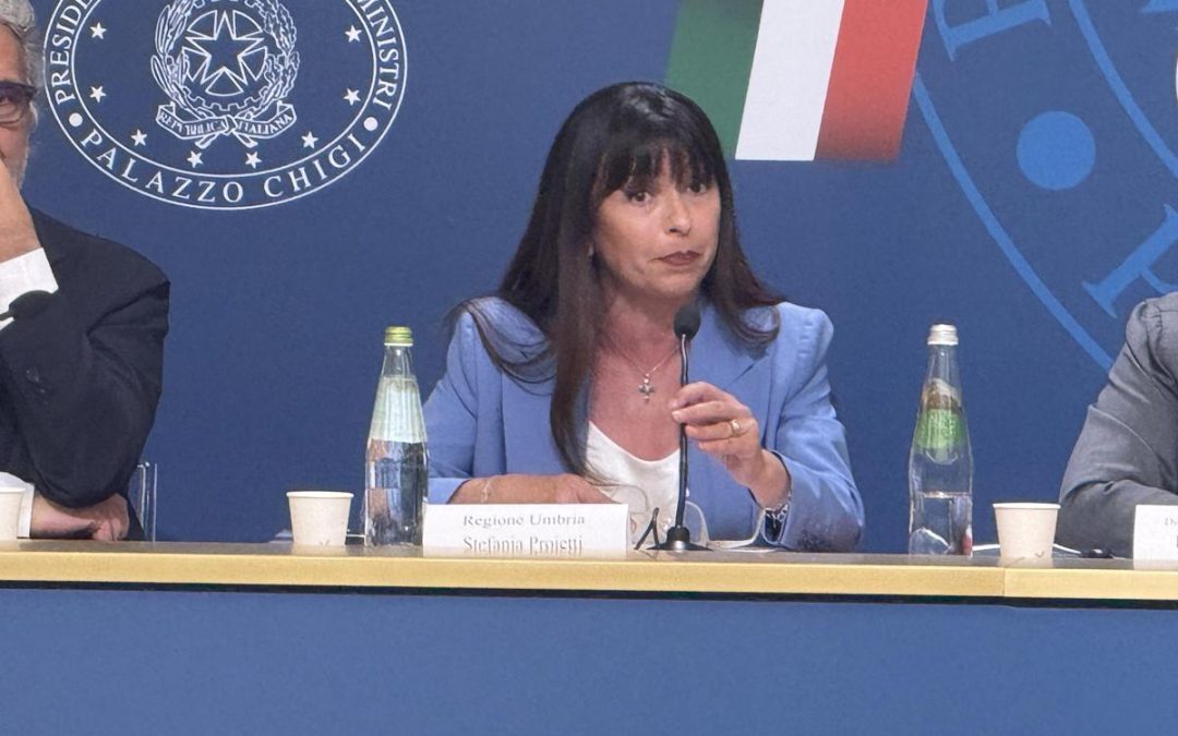 Terremoto, presidente Umbria Proietti: “Ricostruzione è grande operazione socio-economica”