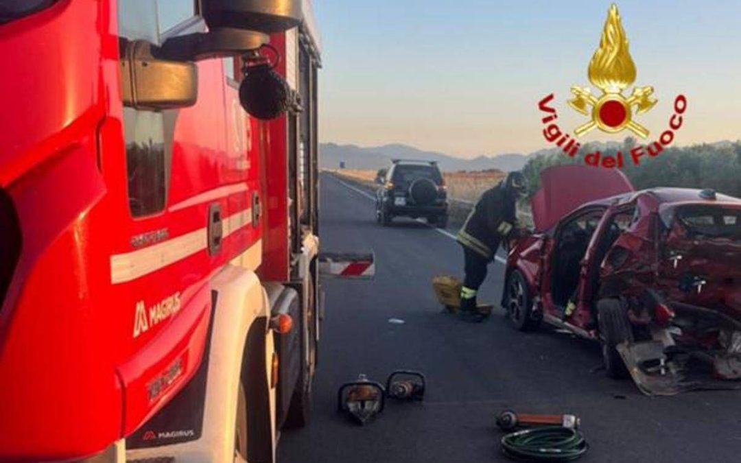 Incidente a Cagliari, un morto e due feriti gravi