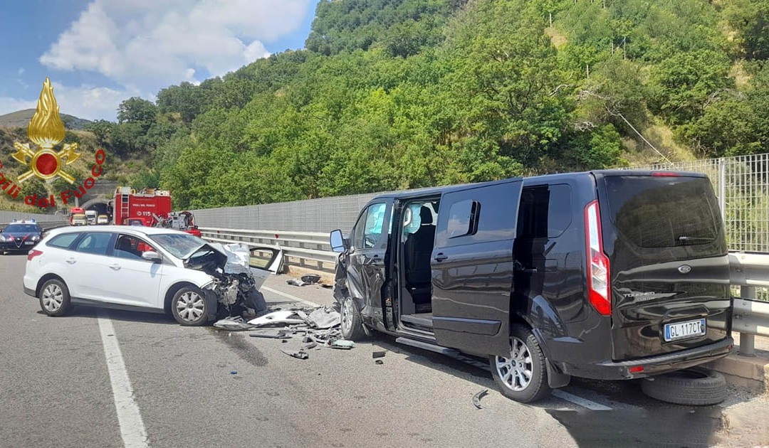 Le auto coinvolte nello scontro