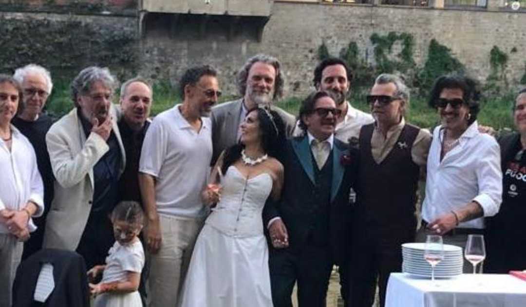 Peppe Voltarelli sposo con Anna a Firenze