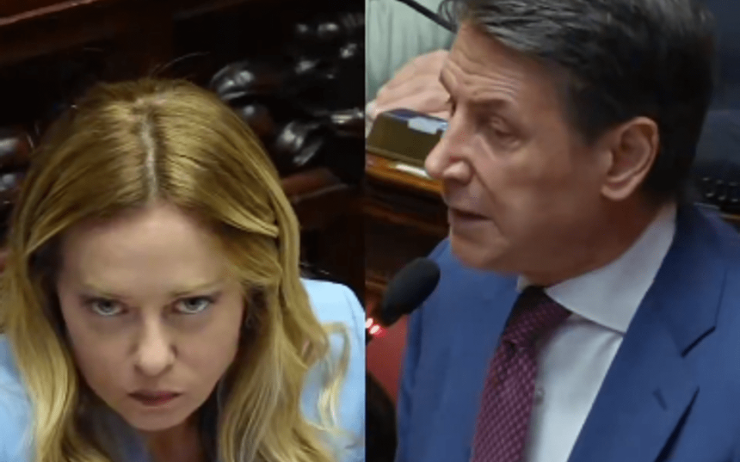 Meloni a Conte: “Fake news nel video, avete montato le mie espressioni ma io non c’ero”