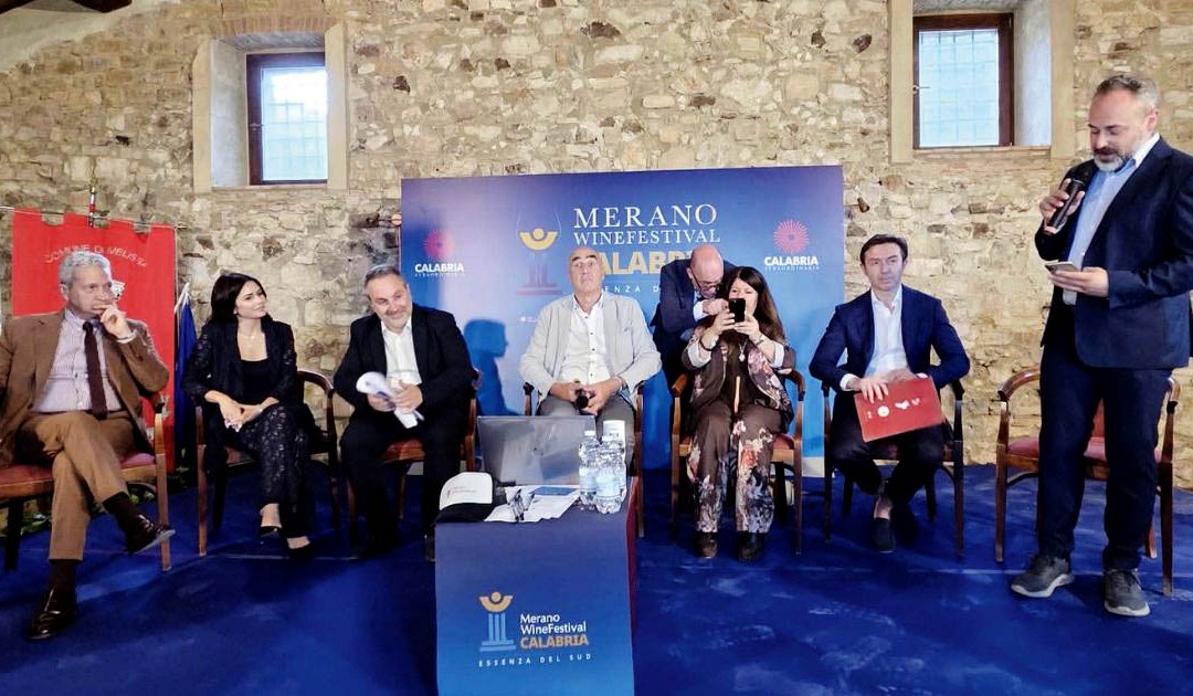 Un momento del Merano Wine Festival a Melissa