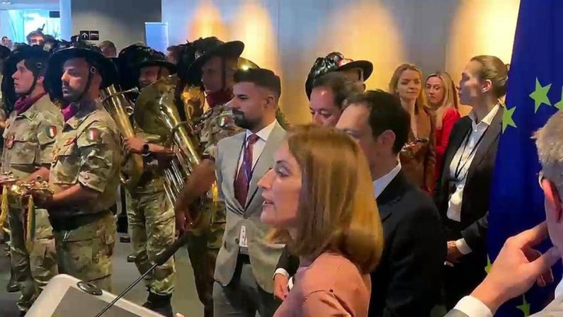2 giugno, l’omaggio della presidente Metsola a Bruxelles