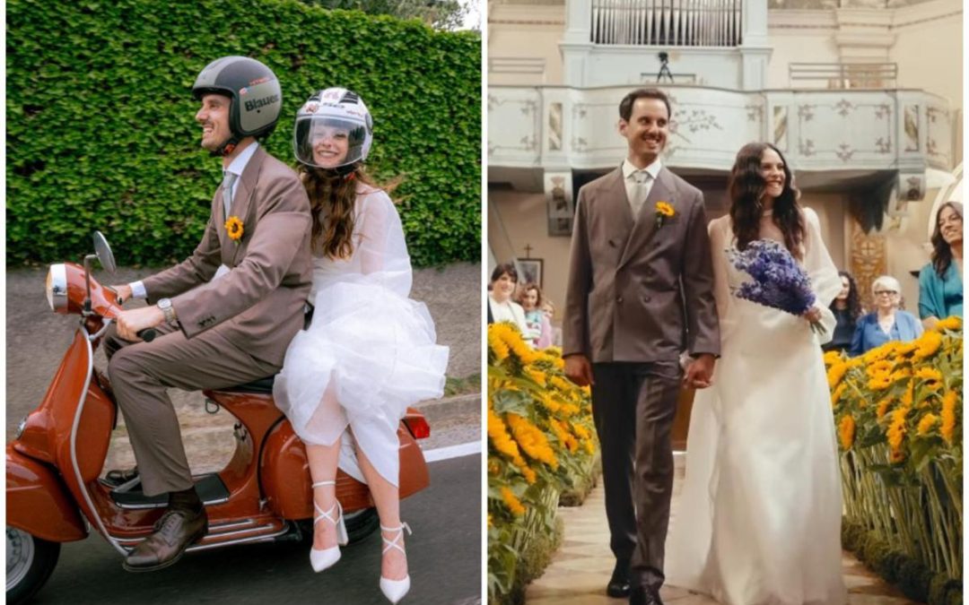 Francesca Michielin si è sposata, giro in Vespa come ‘Vacanze romane’