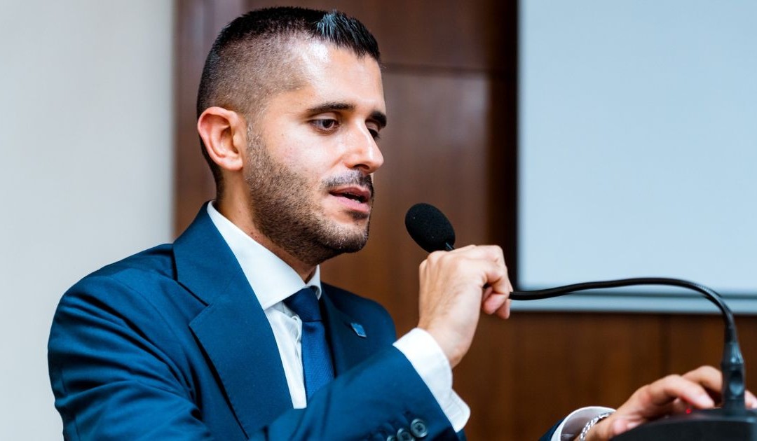 Il presidente di Confindustria giovani di Reggio, Nicola Cuzzocrea