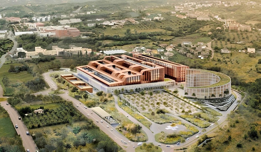 Il progetto del nuovo ospedale universitario (foto dal web)