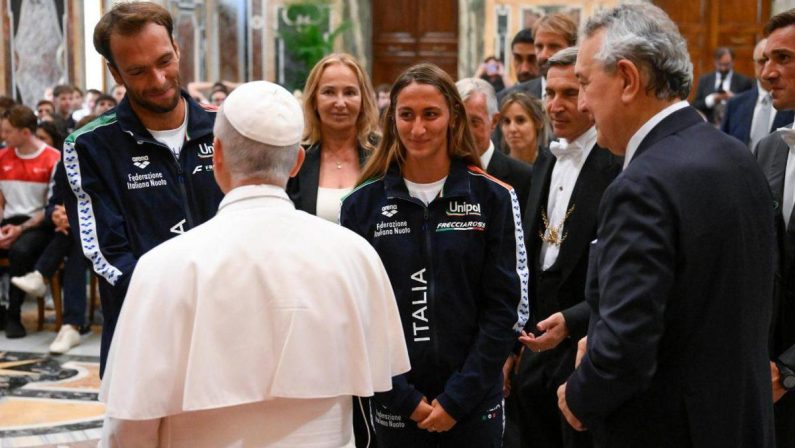 Papa Leone XIV riceve gli atleti del ‘Settecolli’: “Sport medicina per corpo e spirito”