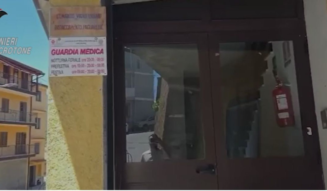 La sede della Guardia medica della frazione Pagliarelle di Petilia Policastro