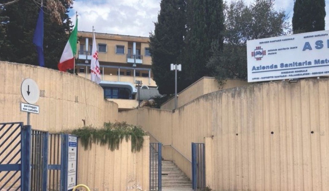Il Poliambulatorio di Matera dove si dovrebbero effettuare le visite di dermatologia