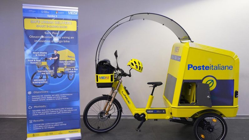 Poste Italiane, al via dai Navigili a Milano la sperimentazione con cargo e-bike