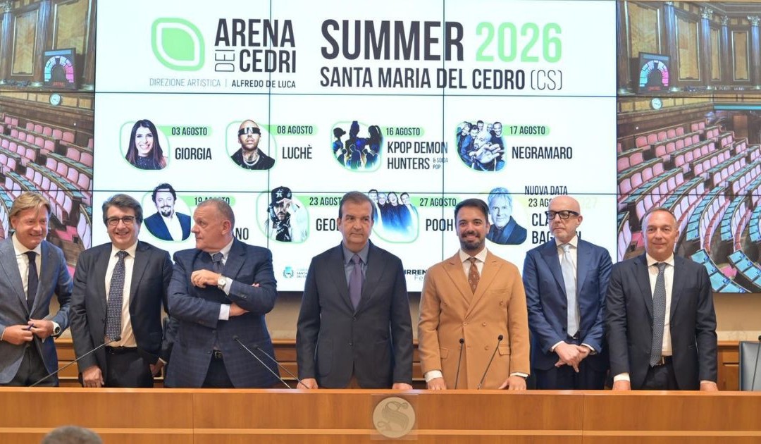 Arena dei Cedri 2026, presentato in Senato il cartellone