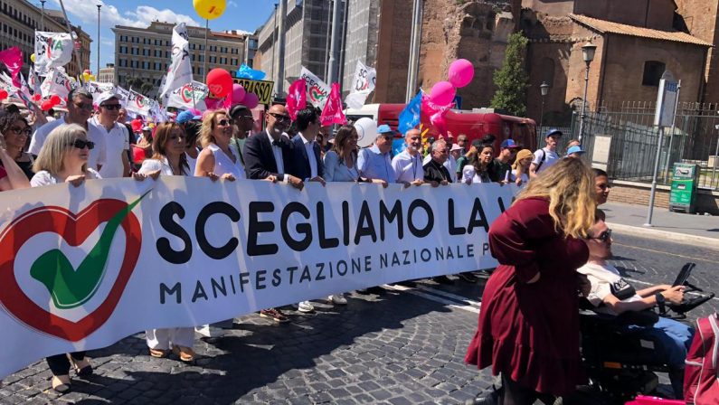 Pro vita, organizzatori corteo Roma: “Siamo 20 mila, stop ddl suicidio assistito e più fondi per diritto a non abortire”