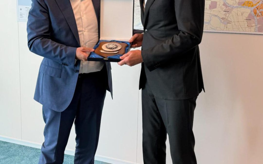 Porti, incontro tra il presidente Adsp Mtcs Raffaele Latrofa e il Ceo del Porto di Rotterdam Boudewijn Siemons