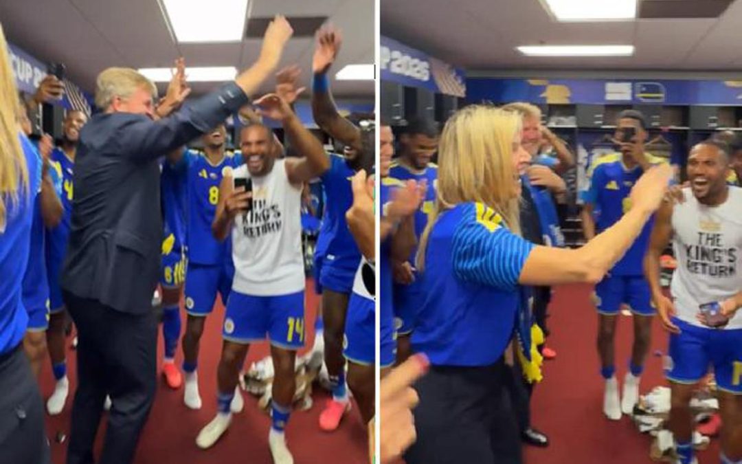 Curacao fa festa ai Mondiali, il re e la regina ballano con la squadra