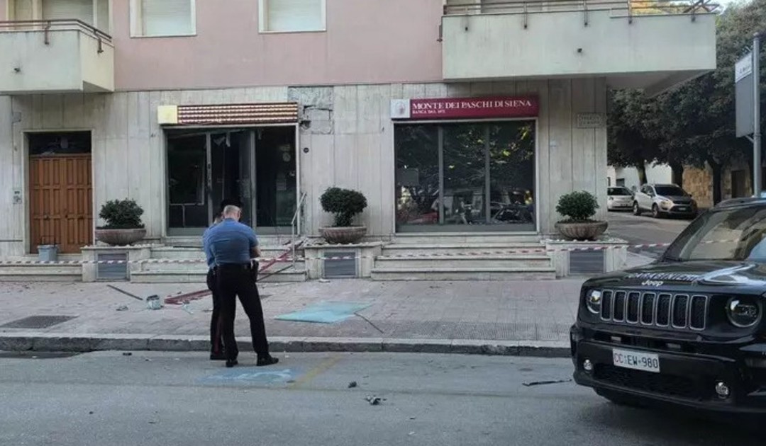 San Giovanni Rotondo: Assalto con esplosione al Bancomat Mps