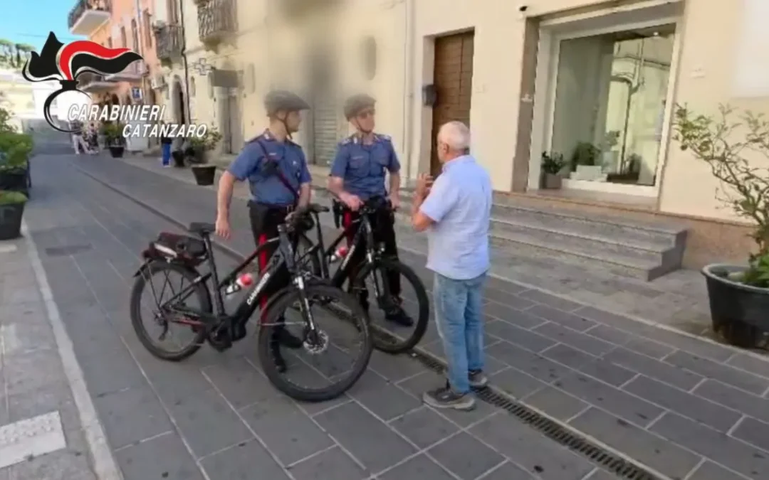 I Carabinieri introducono le e-bike per i controlli nel Catanzarese