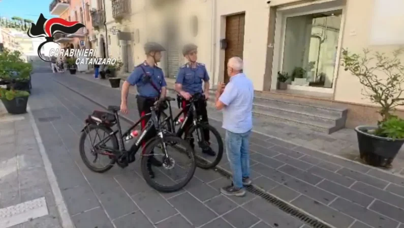 I Carabinieri introducono le e-bike per i controlli nel Catanzarese
