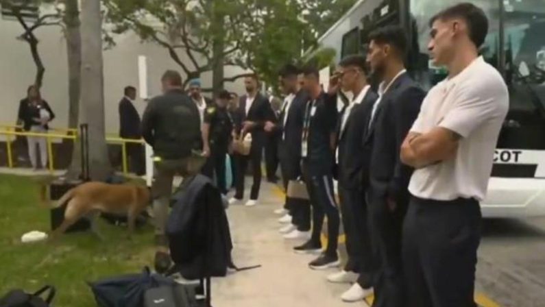 Uruguay, polizia perquisisce giocatori… con cani antidroga