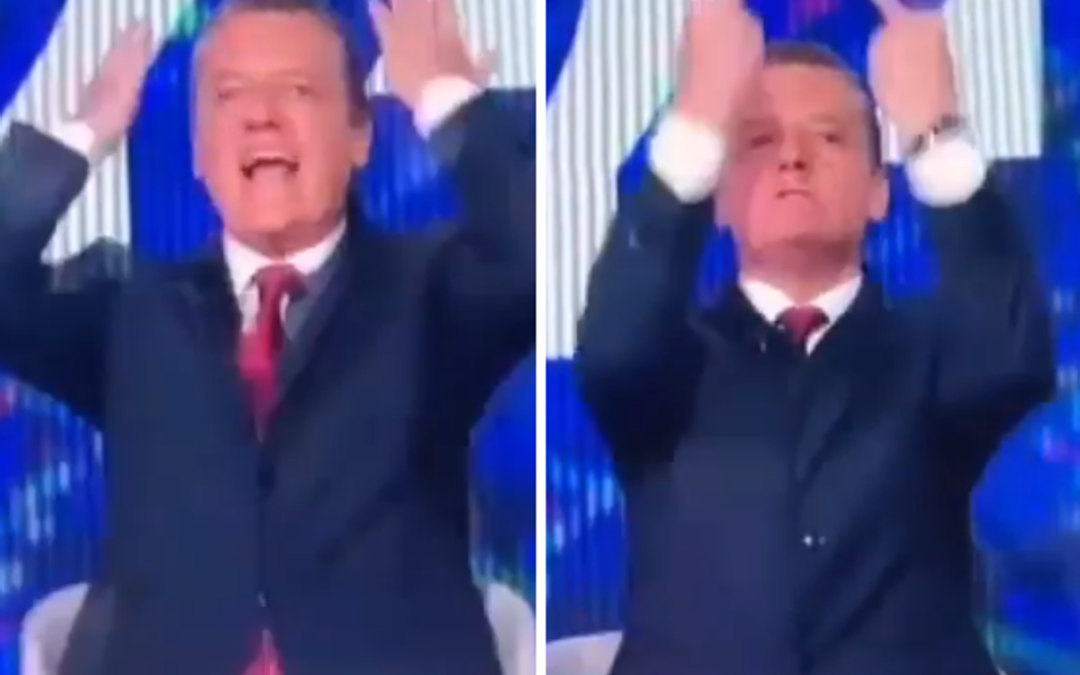 Baracchini sospeso dalla conduzione dopo il gesto in diretta, direttore RaiNews: “Tuteliamo la testata”