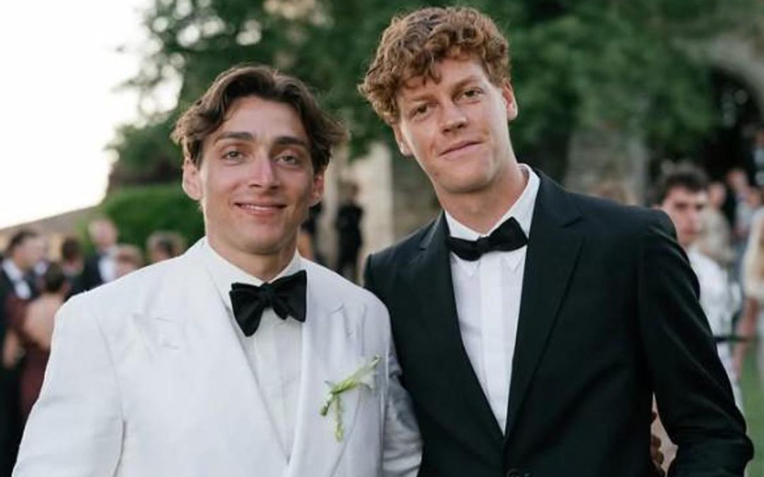 Sinner e Laila Hasanovic al matrimonio… di Duplantis
