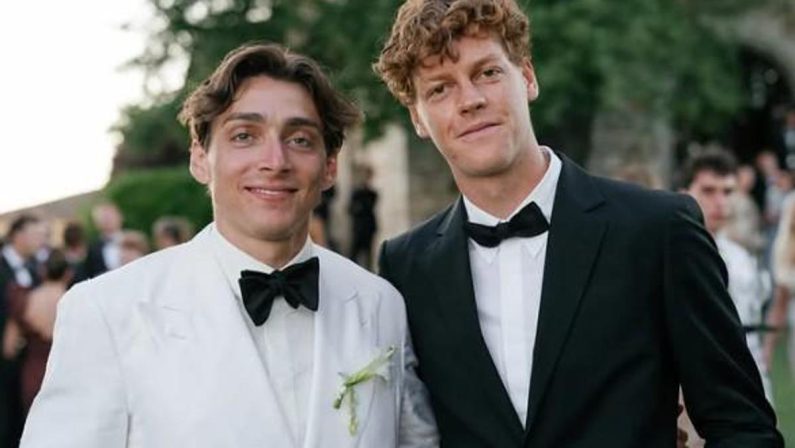 Sinner e Laila Hasanovic al matrimonio… di Duplantis