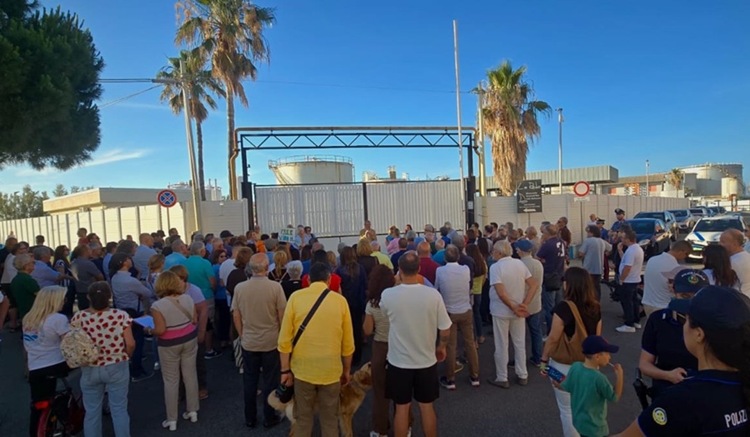 La manifestazione di ieri pomeriggio