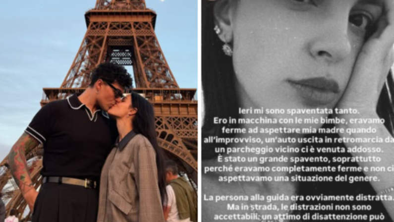 Stash, la compagna Giulia Belmonte: “Ero con le mie figlie, un’auto ci è venuta addosso”