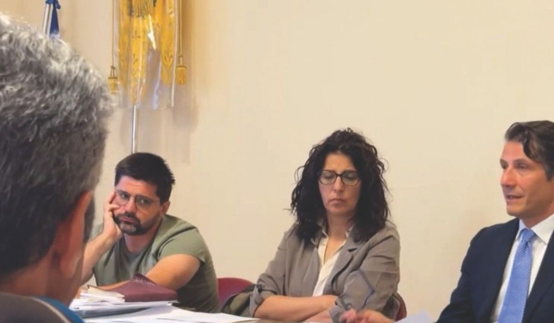 Il sindaco Telesca in un momento dell’incontro di giovedì 18 giugno con i sindacati
