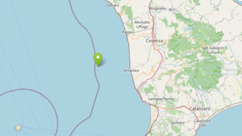 Forte scossa di terremoto in Calabria