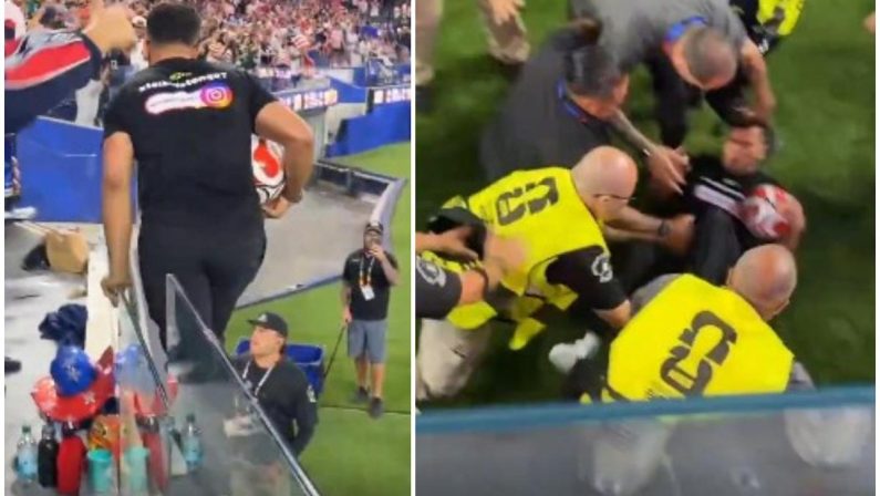Mondiali, invasione di campo (fallita) durante Stati Uniti-Paraguay