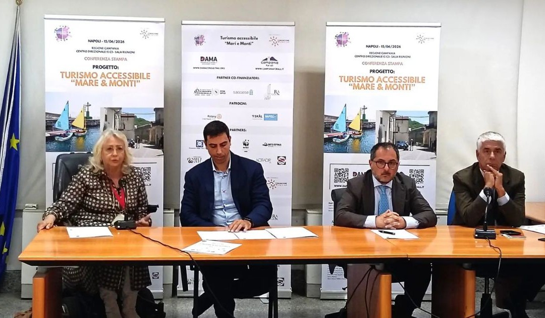 Un momento della presentazione (foto ufficio stampa Regione Campania)