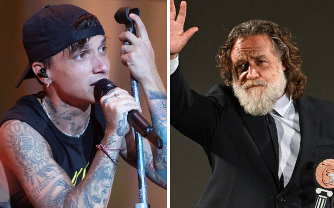 Ultimo, il Gladiatore e il concerto dei record: l’endorsement di Russell Crowe accende la fantasia dei fan