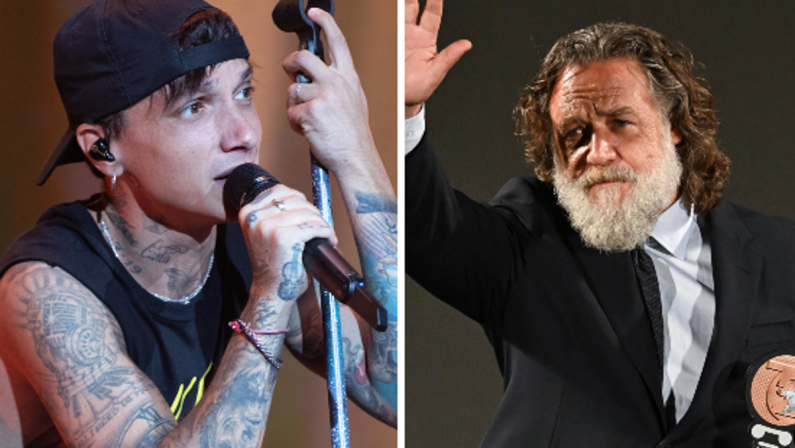 Ultimo, il Gladiatore e il concerto dei record: l’endorsement di Russell Crowe accende la fantasia dei fan