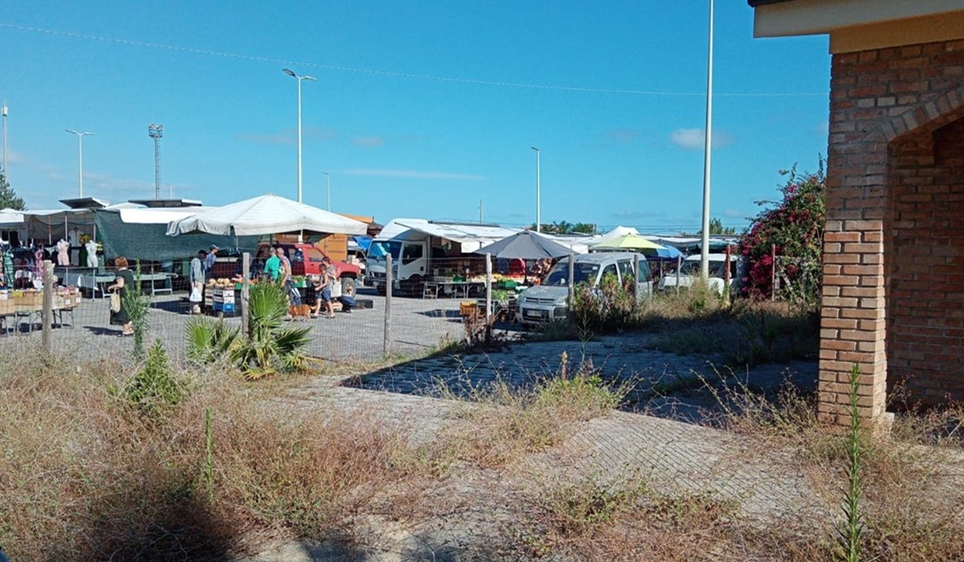L'attuale posizione del mercato di Vibo Marina