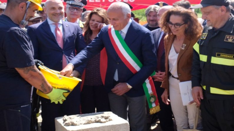 Vigili del fuoco Cosenza, il cantiere della nuova caserma