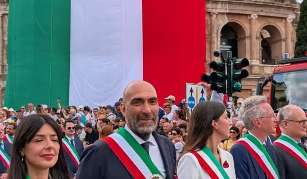 Il sindaco di Bari, Vito Leccese, a Roma per la parata del 2 giugno